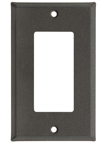 Country Tin Single GFI Cover Plate in Country Tin.